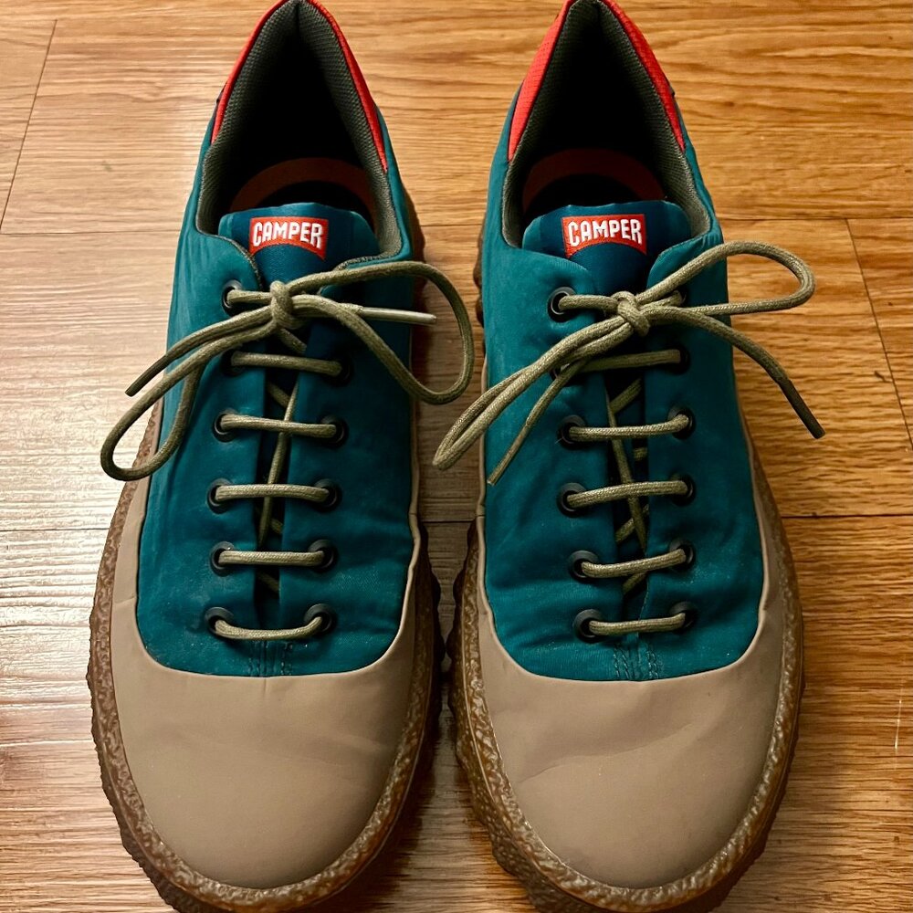 Camper Ground Michelin – Men’s US 10 – Dark Green/Beige – Excellent Condition